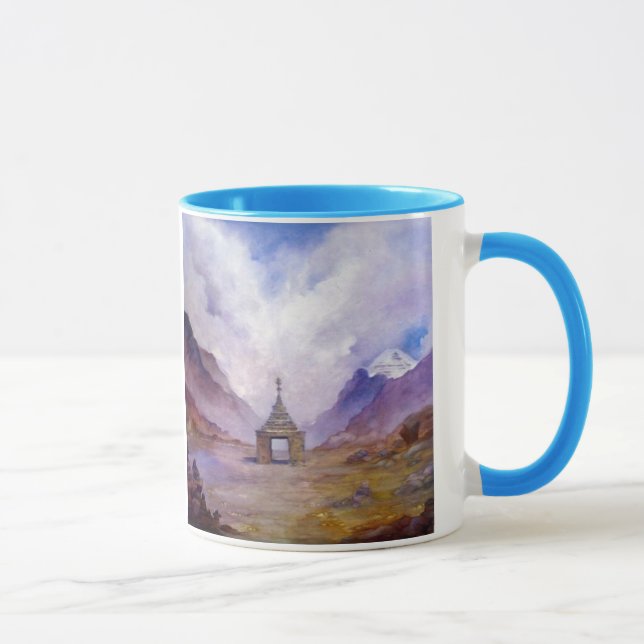 Taza Stupa Mt Kailash Tíbet (Derecha)