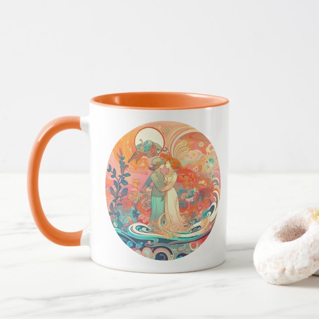 Taza Su amor, su camino (Con donut)