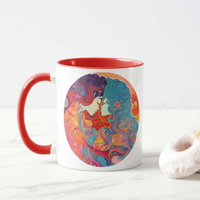 Taza Su amor, su camino (Con donut)