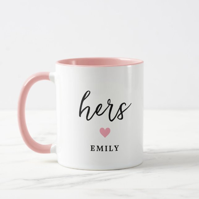 Taza Su Aniversario de San Valentín con Pareja (Izquierda)