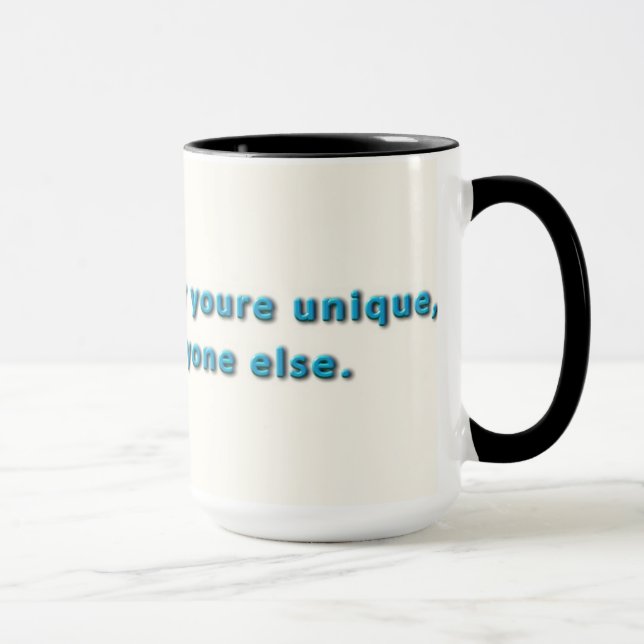 Taza Su chiste no único (Derecha)