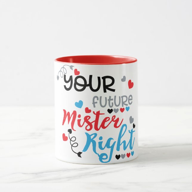 Taza Su futuro señor barro derecho (Centro)
