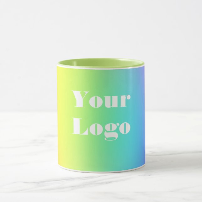 Taza Su logo Arcoiris Blanco (Centro)