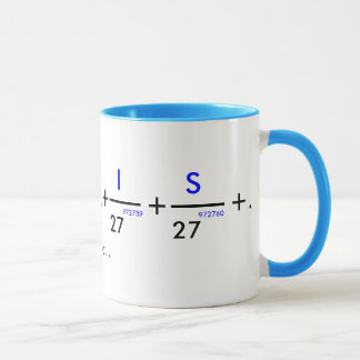 Taza ¡Su nombre en pi - personalizable!