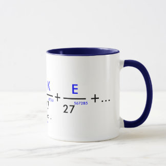 Taza ¡Su nombre en pi - personalizable!