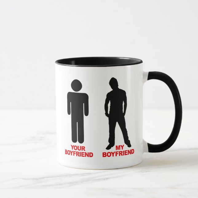 Taza Su novio. Mi novio (Derecha)