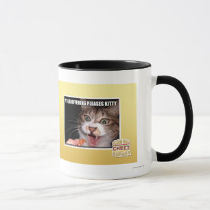 Taza Su ofrecimiento satisface el gatito