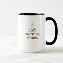 Taza suave de la mañana – Taza acogedora minimalis