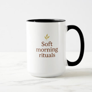 Taza suave de la mañana – Taza acogedora minimalis