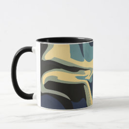 Taza Suaves Remolinos Terrosos en Tonos Tranquilos