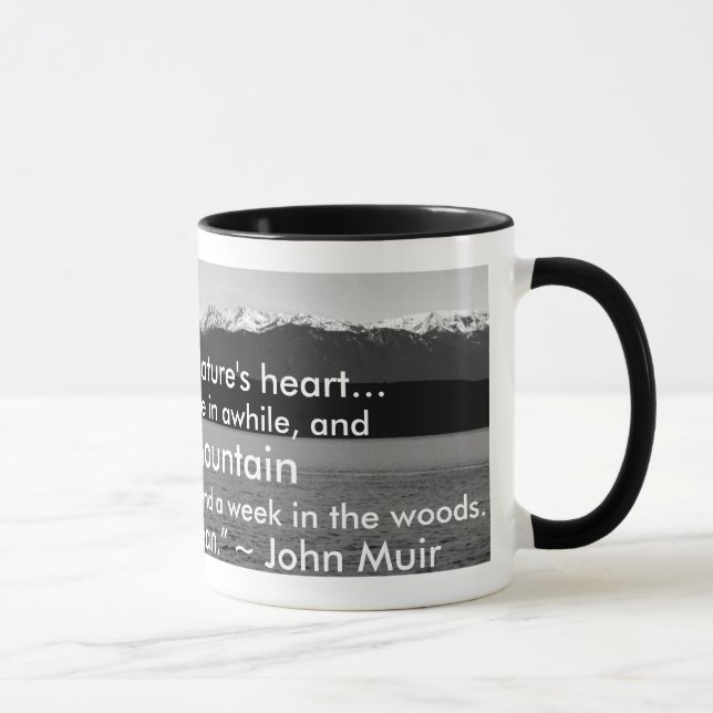 Taza Suba una montaña (Derecha)