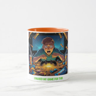 Taza Sube de nivel tus descansos para tomar café con es