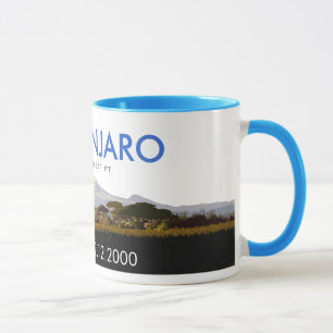 Taza Subida personalizada del monte Kilimanjaro