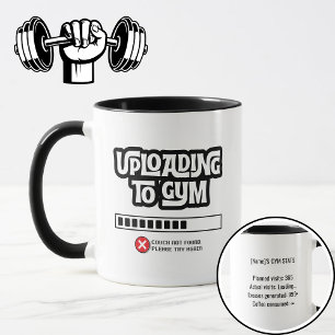 Taza Subir al Gimnasio Falló Humor Divertido Fitness