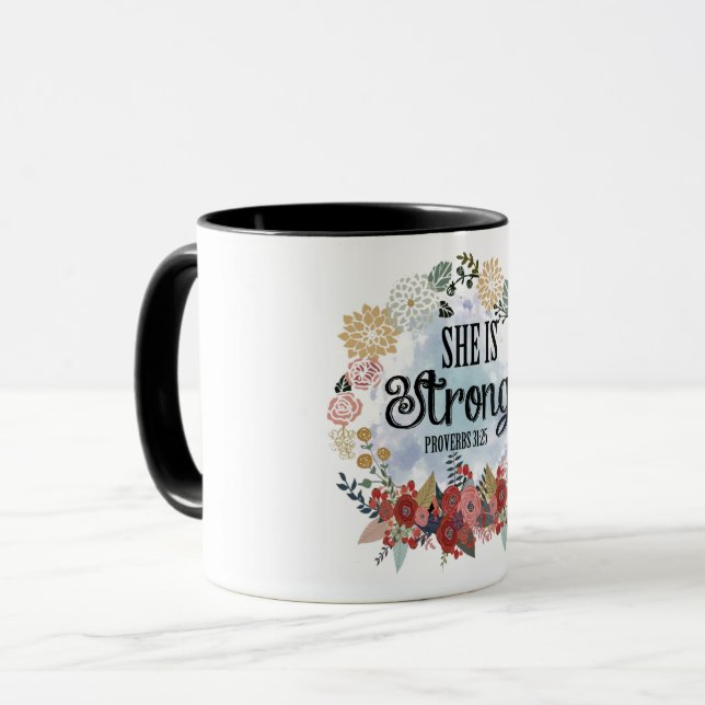 Taza Sublimación de hongos cristianos (Anverso izquierdo)