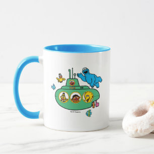 Taza Submarino del Monstruo de las Galletas y amigos de