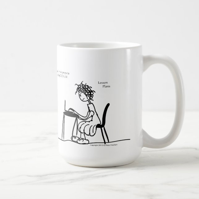 Taza subrayada del profesor (Derecha)