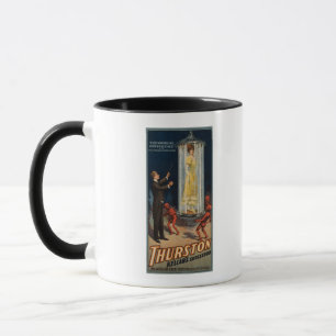 Taza Sucesor de Thurston Kellar - mujer en agua