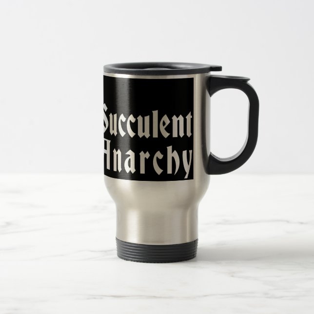 Taza suculenta del viaje del acero inoxidable de (Derecha)
