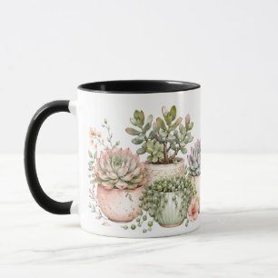 Taza Suculentas Botánicas "Te Quiero Mucho Vera"