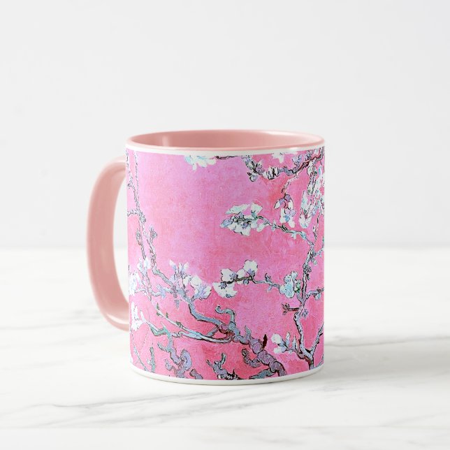 Taza Sucursales Van Gogh Con Flor De Almendra (Anverso izquierdo)