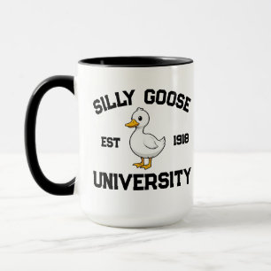 Taza Sudadera de la Universidad Silly Goose, Silly Go p