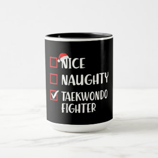 Taza Sudadera divertida de Taekwondo para Navidad