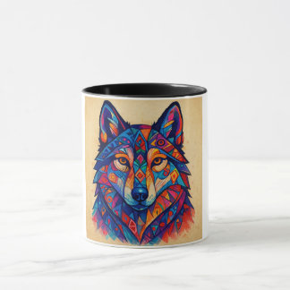 Taza Sudadera personalizada de lobo Husky