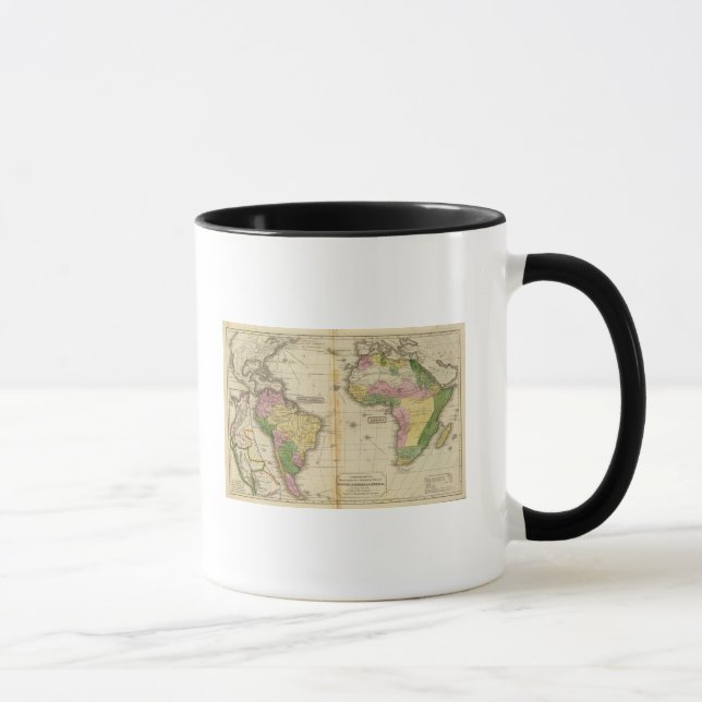 Taza Sudamérica, África (Derecha)
