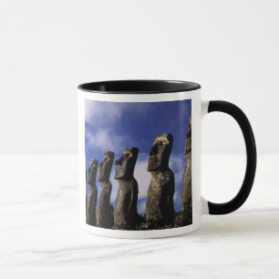 Taza Sudamérica, Chile, Isla de Pascua, Ahu Akiri.