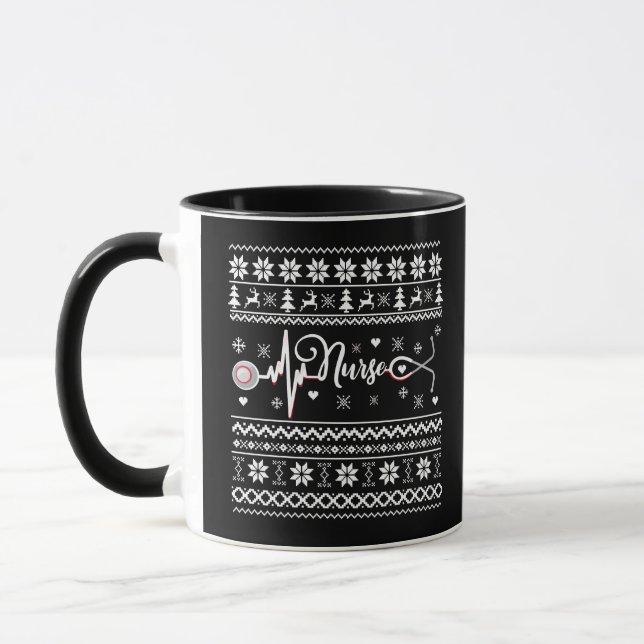 Taza Sudor navideño feo (Izquierda)