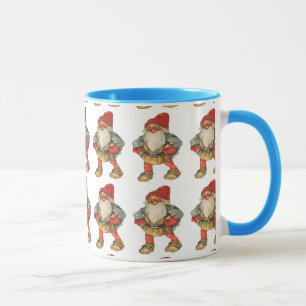 Taza sueca del duende del navidad