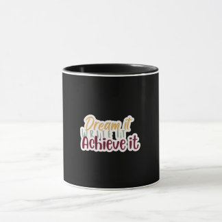 Taza 'Sueña, escríbelo, consíguelo'