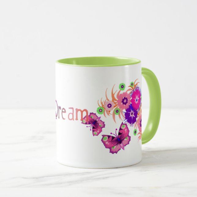 Taza Sueño Con Las Mariposas (Anverso derecho)