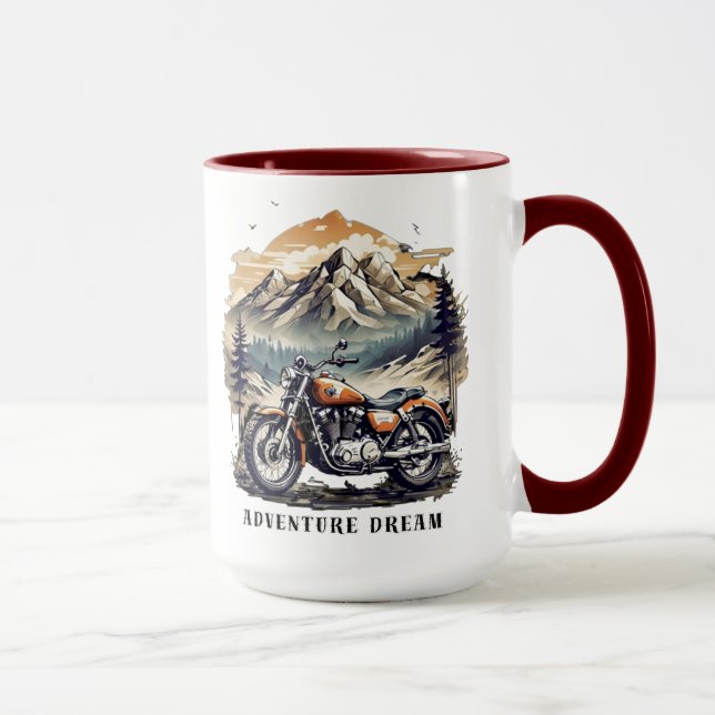 Taza Sueño de aventura: Viaje en bicicleta de Leyenda (Derecha)