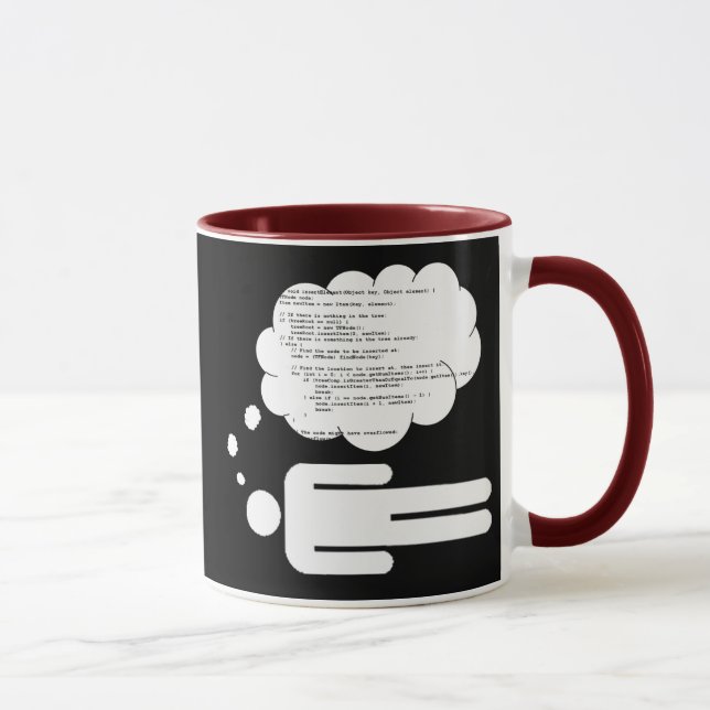 Taza Sueño en código (Derecha)