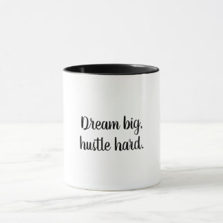 Taza Sueño grande, duro y motivacional café Mug