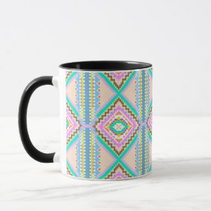 Taza Sueño Pastel Eléctrico Caleidoscopio