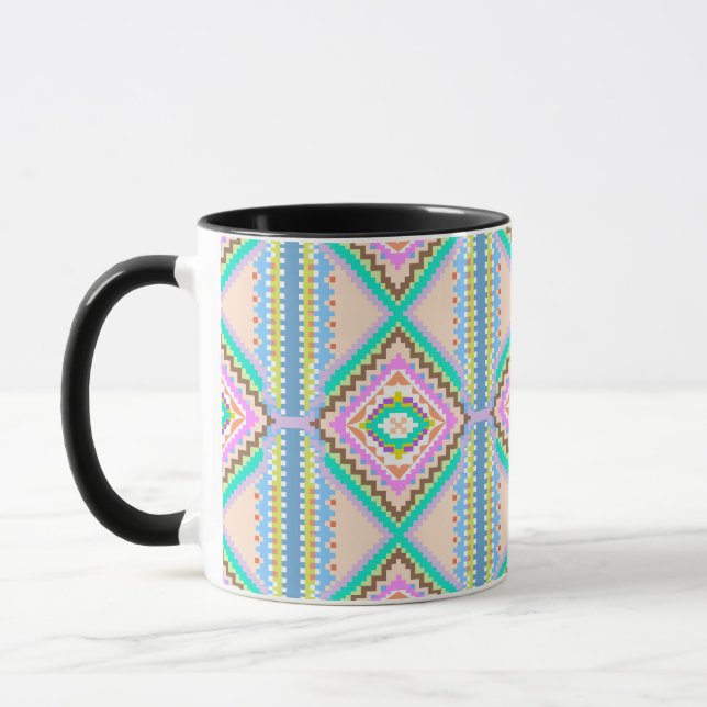 Taza Sueño Pastel Eléctrico Caleidoscopio (Izquierda)