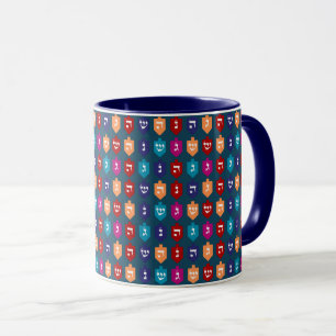Taza Sueños coloridos: la festividad judía de Hanukka