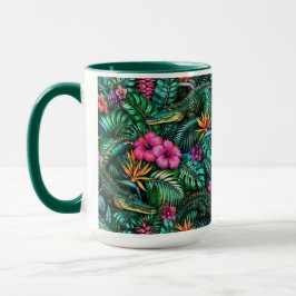 Taza Sueños de Jungla de Cocodrilos Patrón Superficie T