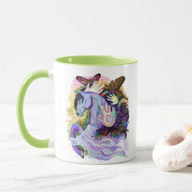 Taza Sueños equinos (Con donut)