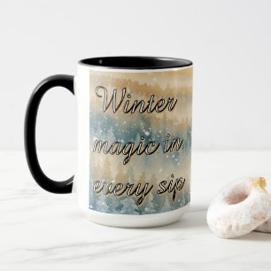 Taza Sueños Helados Paisaje Nevado