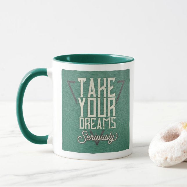 Taza Sueños Serios (Con donut)