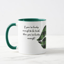 Taza Suerte de los Irlandeses Editable
