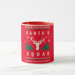 Taza Suéter de los Navidades feos de Santa