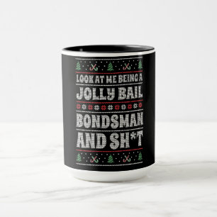 Taza Suéter Feo - Jersey de Navidad con Dicho Divertido