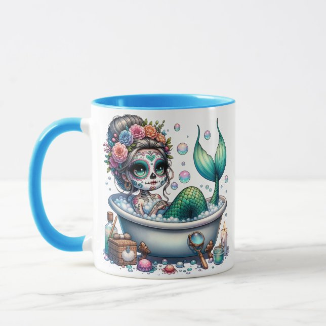 Taza Sugar Skull Bubble Bath (Izquierda)