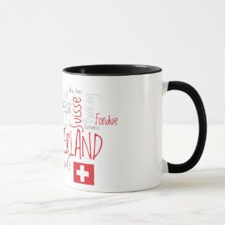 Taza ¡SUIZA - tierra del queso y del chocolate!