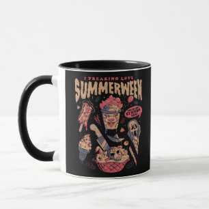 Taza Summerween - Películas de terror góticas divertida